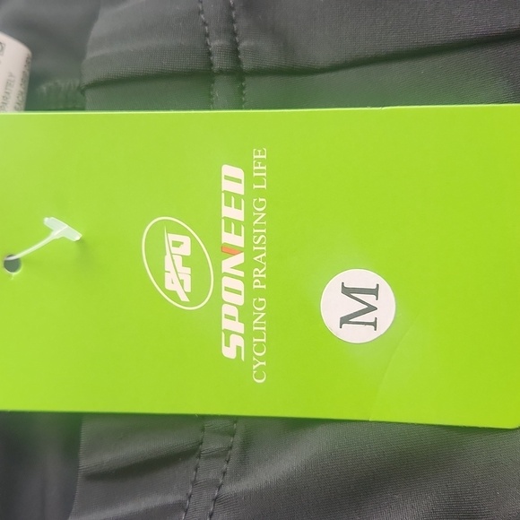 Black and Red Cycling Tights - Picture 3 of 7